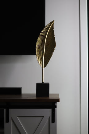 Decor Gold Leaf Stem