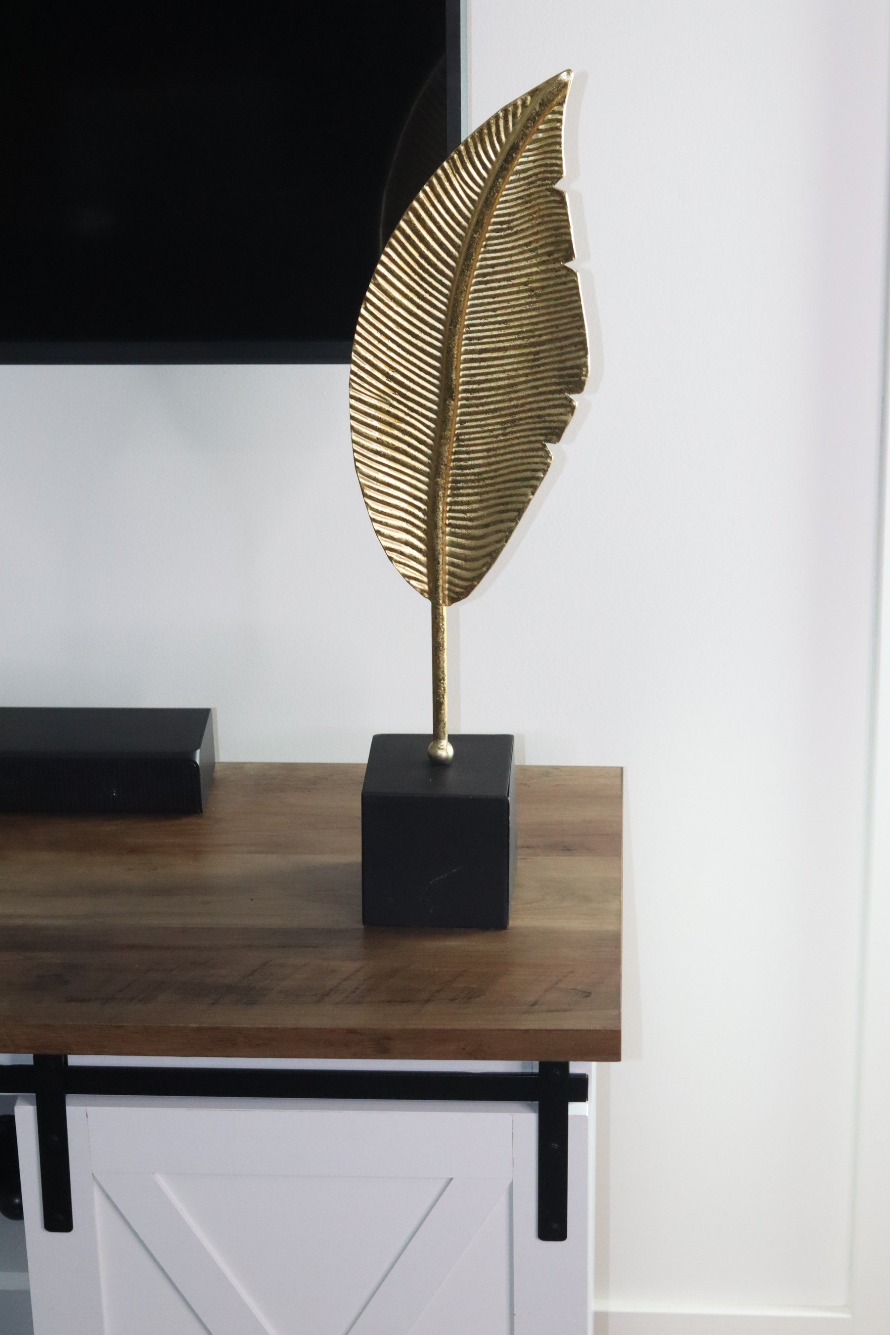 Decor Gold Leaf Stem