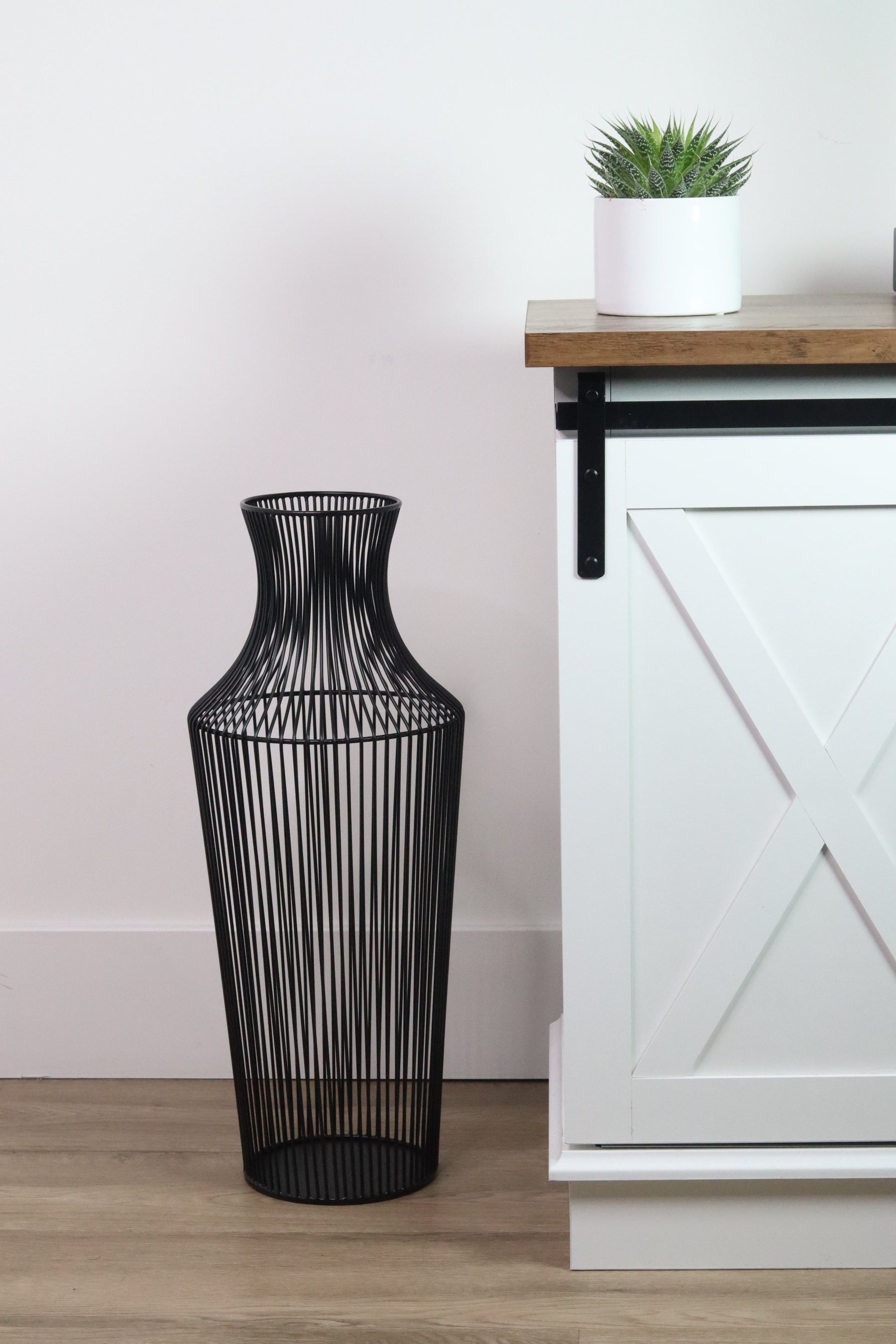 Black vase