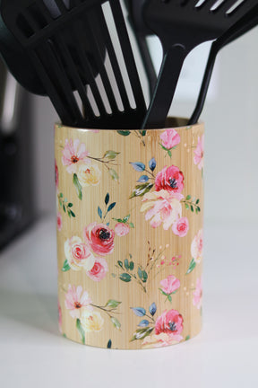 Floral Utensil Holder