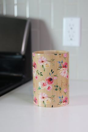Floral Utensil Holder