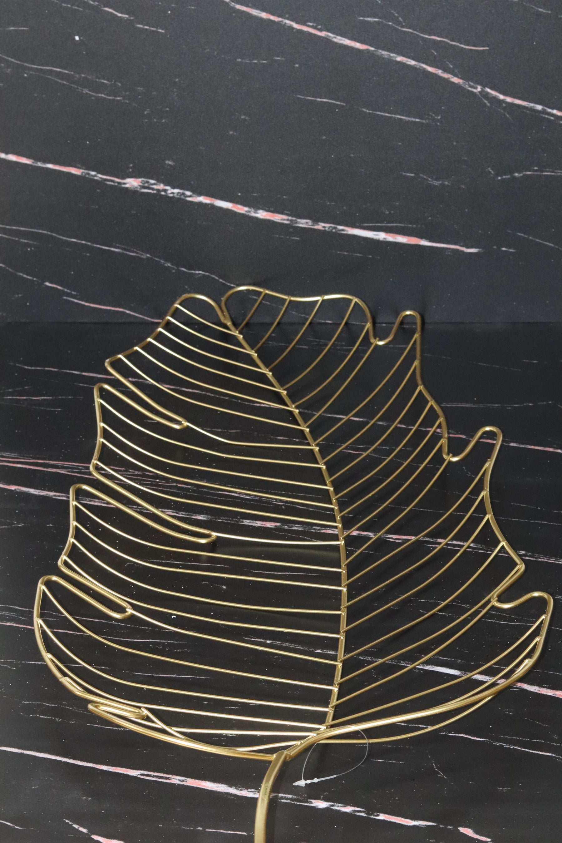 Gold Leaf Fruit Tray