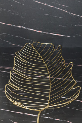 Gold Leaf Fruit Tray