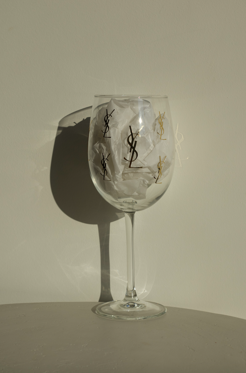 Custom YSL Wine glass cup