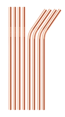 Stainless Steel Straws (8 Pack Mixed)