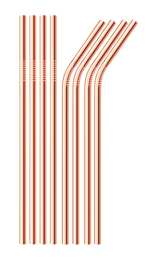 Stainless Steel Straws (8 Pack Mixed)